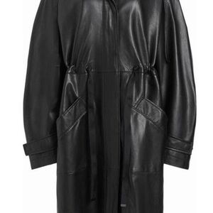 New All Saints Kelsea Black Leather Jacket